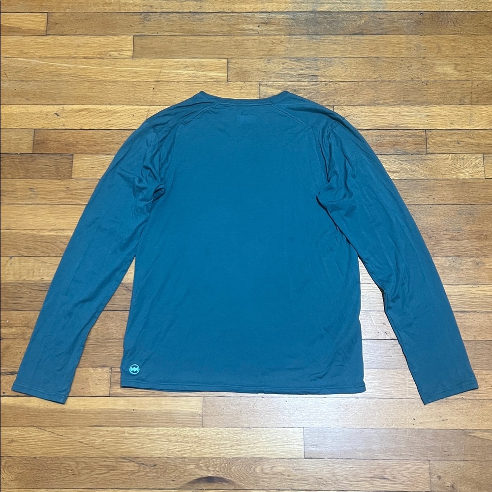 Janji Runterro Bio Long Sleeve Tee Shirt in Jasper Green, Women’s size Small - Picture 14 of 15
